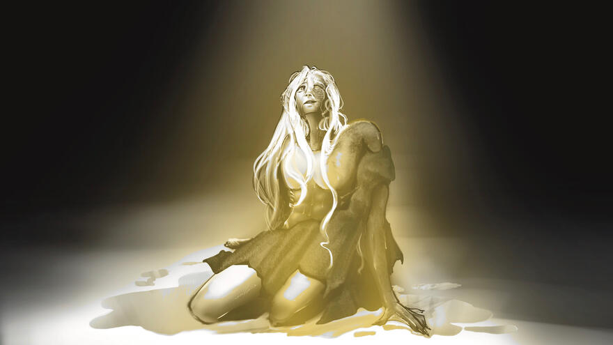 Monochromatic colour palette and portraying emotion
